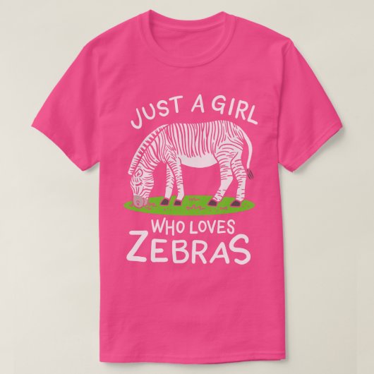 Zebras Zebra Lover T-shirt (Design voorkant)