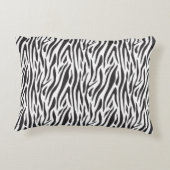 Zebrasafari met de hand getekend mauve accent Mood Kussen (Achterkant)