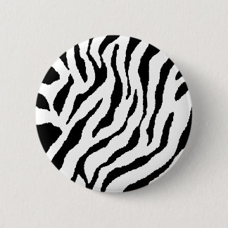 Zebrastreep Speld Ronde Button 5,7 Cm