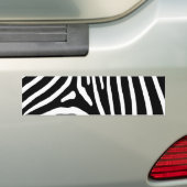 Zebrastrepen Bumpersticker (Op auto)