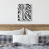 Zebrastrepen Canvas Afdruk (Insitu (Slaapkamer))