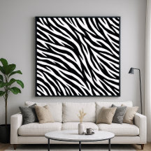 Zebrastrepen Dierenpatroon
