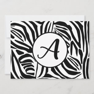 Zebrastrepen Feestdagenkaart