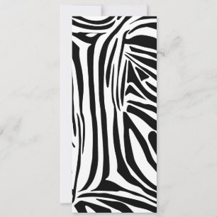 Zebrastrepen Feestdagenkaart
