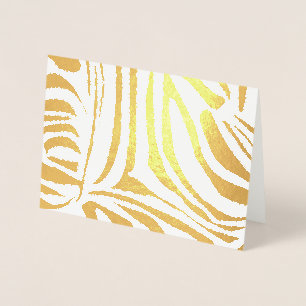 Zebrastrepen Folie Kaarten