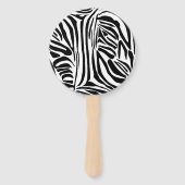 Zebrastrepen Handwaaier (Achterkant)