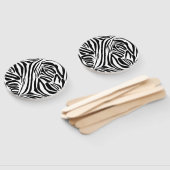Zebrastrepen Handwaaier (Niet-gemonteerd)