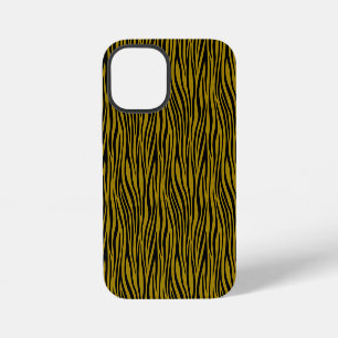 Zebrastrepen in Safari Zwart en Bruin iPhone 12 Mini Hoesje