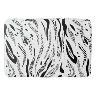 Zebrastrepen Patroon Badmat