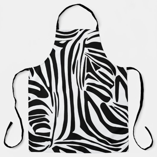 Zebrastrepen Schort (Voorkant)