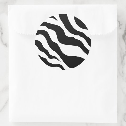 Zebrastrepen Stickers (Tas)