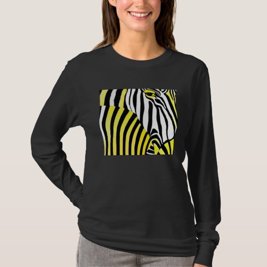 Zebrastrepen T-shirt (Voorkant)