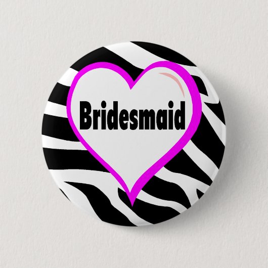 Zebrastropen Ronde Button 5,7 Cm (Voorkant)