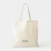 Zebravis canvas tas (Achterkant)
