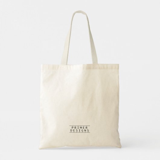 Zebravis canvas tas (Achterkant)