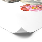 Zèbre à l'aquarelle, décoration de nurserie safari (Coin)