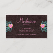 Zèbre BBP de petit gâteau de carte de visite de (Dos)