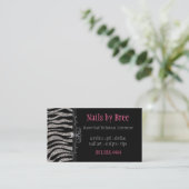 Zèbre d'étincelle et d'éclat : Carte de visite (Debout devant)