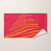 Zèbre géométrique baissière orange (Serviette à main)