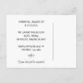 zèbre ; invitation d'anniversaire (Dos)