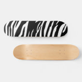 Zèbre noir et blanc Imprimer Skateboard Old School (Horz)