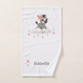 Zèbre petit adorable  (Serviette à main)