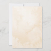 zèbre petit garçon floral baby shower invitation (Dos)