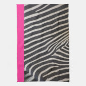 zèbre rayé et serviette de cuisine rose (Vertical)