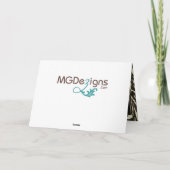 zèbre rayures or & noir Chic Business Merci (Dos)