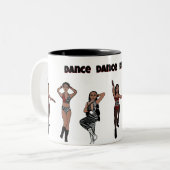 Zèbre rouge #1 Mug (Devant gauche)