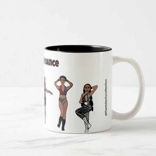 Zèbre rouge #1 Mug (Droit)