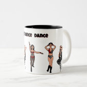 Zèbre rouge #2 Mug (Devant droit)