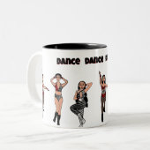Zèbre rouge #2 Mug (Devant gauche)
