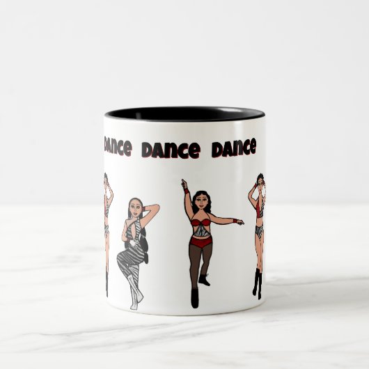 Zèbre rouge #2 Mug (Centre)
