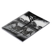 Zèbres En Afrique Peinture À L'Huile, Carnet (Côté gauche)