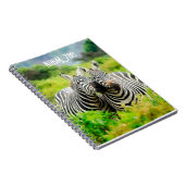 Zèbres modernes Tropical JungleSpiral Carnet photo (Côté Droit)