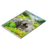 Zèbres modernes Tropical JungleSpiral Carnet photo (Côté gauche)