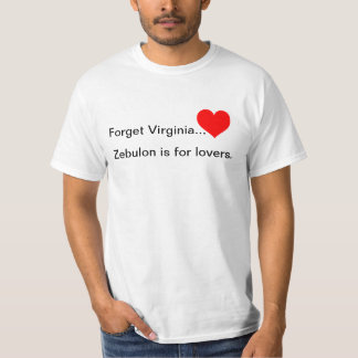Zebulon is voor liefhebbers. t-shirt