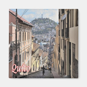 zEC009 QUITO, Old Town, America, Fridge Magneet