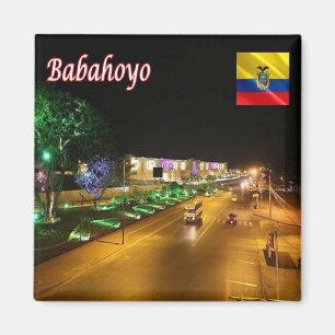 zEC022 BABAHOYO bij nacht, Ecuador, Amerika, Fridg Magneet