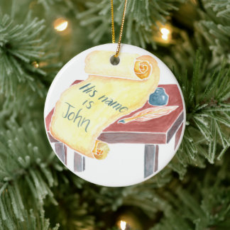 Zechariah & Elizabeth Jesse Tree Keramisch Ornament