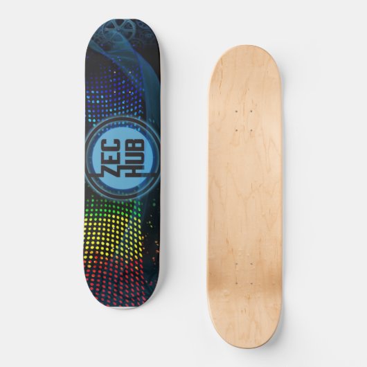 ZecHub Deck v1 Skateboard (Voorkant)