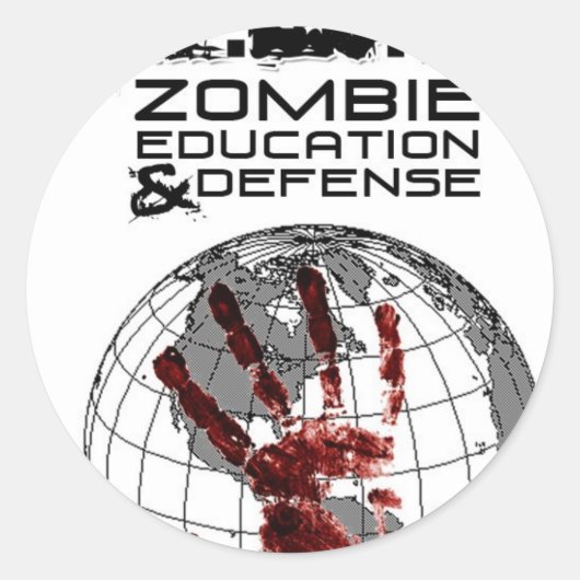 ZED RONDE STICKER (Voorkant)