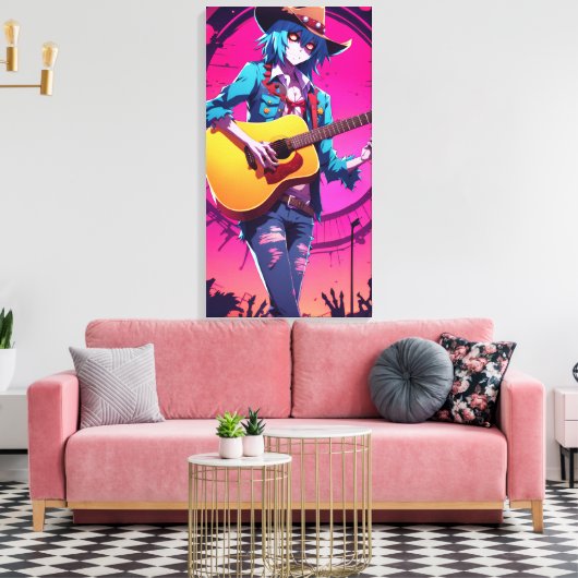 Zed Walker Canvas Afdruk (Insitu (Woonkamer))