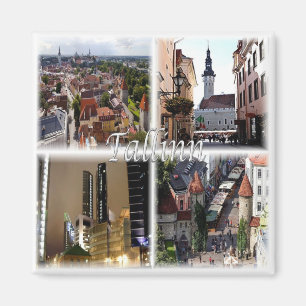 zEE003 TALLINN Estland, koelkast Magneet