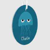 Zee Aangepast monogram ornament (voorkant)