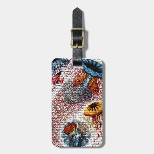 Zee Anemone Bagagelabel (Voorkant verticaal)