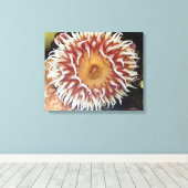 Zee Anemone Canvas Afdruk (Insitu (Houten vloer))