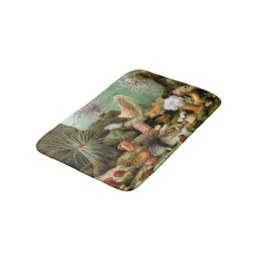 Zee Anemonen,  Marine Life Ocean Animals Badmat (Gekanteld)