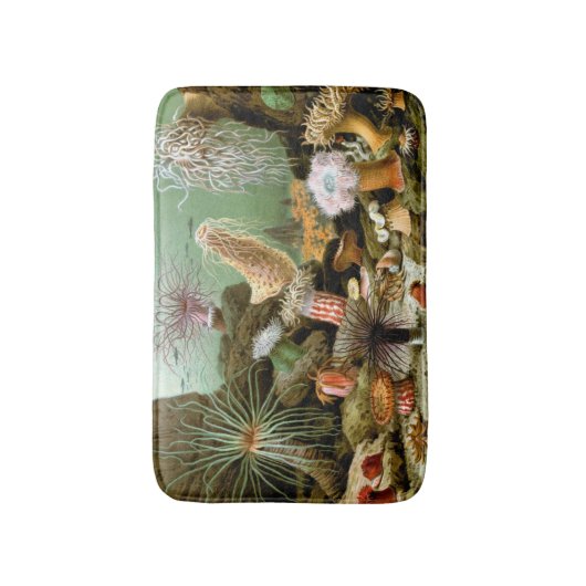 Zee Anemonen,  Marine Life Ocean Animals Badmat (Voorkant Verticaal)